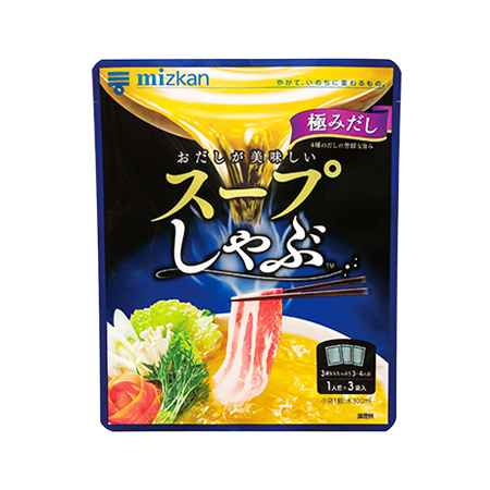 ミツカン スープしゃぶ極みだし   1人前×3袋