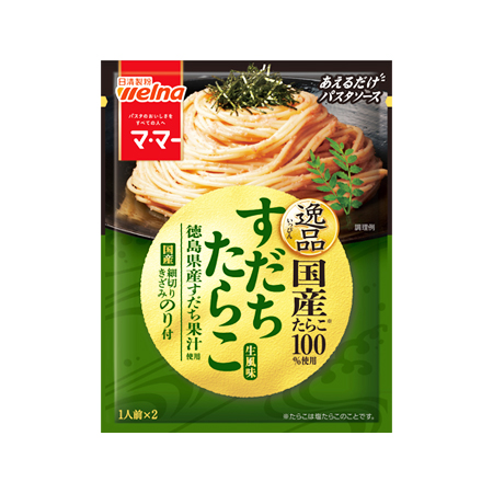 日清製粉ウェルナ マ･マー あえるだけパスタソース逸品すだちたらこ 生風味  48.8g