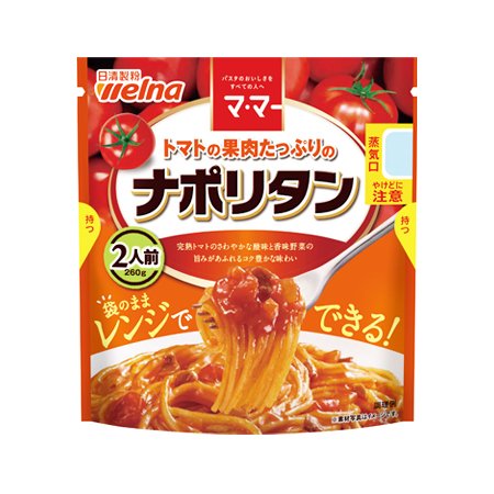 日清製粉ウェルナ マ・マー トマトの果肉たっぷりのナポリタン  260g