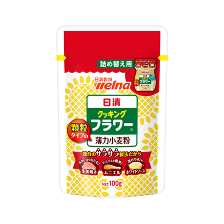 日清製粉ウェルナ クッキングフラワー 詰め替え   100g