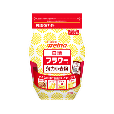 日清製粉ウェルナ 密封チャック付 フラワー   1kg