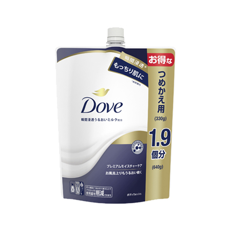 ダヴ ボディウォッシュ プレミアム モイスチャーケア つめかえ大 640g