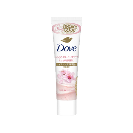 ダヴ ふわとろクリーミースクラブ サクラ＆ムスク チューブ 50g