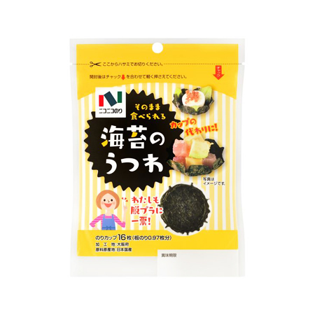 ニコニコのり 海苔のうつわ  16枚
