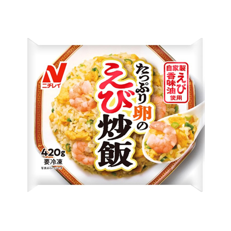 ニチレイ たっぷり卵のえび炒飯  420g