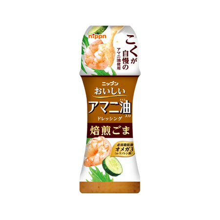 ニップンおいしいアマニ油入りドレッシング 焙煎ごま  150ml