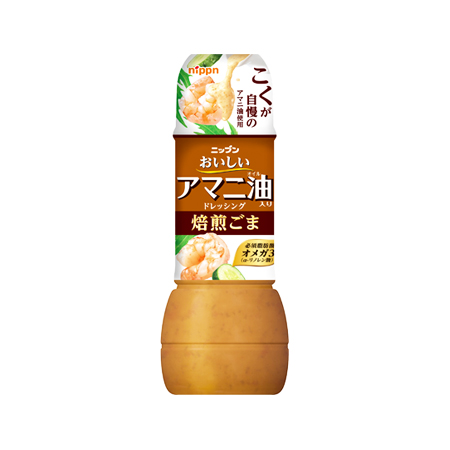 ニップンおいしいアマニ油入りドレッシング 焙煎ごま  300ml