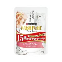 モンプチ プチリュクスパウチ 15歳以上用 まぐろのささみ添え