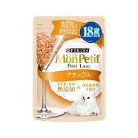 モンプチ プチリュクスパウチ ナチュラル 18歳以上用 まぐろとかつお 30g