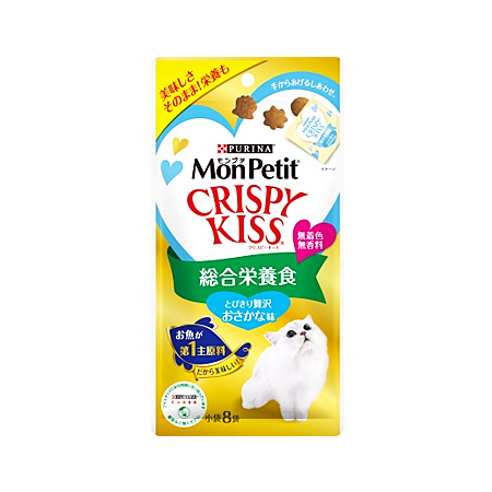 ネスレピュリナ モンプチ クリスピーキッス 総合栄養食 とびきり贅沢おさかな味 24g