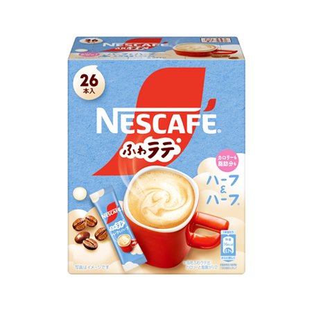 ネスレ ネスカフェ エクセラ ふわラテ ハーフ＆ハーフ  26P