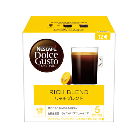ネスレ ネスカフェ ドルチェグスト専用カプセル リッチブレンド  12P