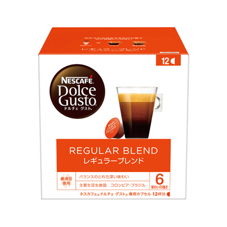 ネスレ ネスカフェ ドルチェグスト専用カプセル レギュラーブレンド  12P