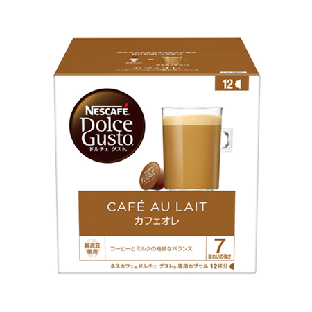 ネスレ ネスカフェ ドルチェグスト専用カプセル カフェオレ  12P