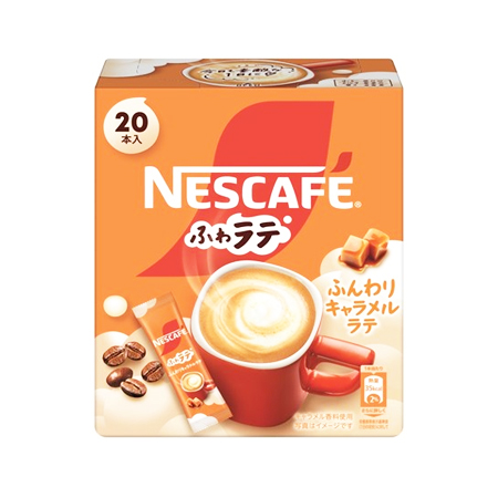 ネスレ ネスカフェ ふわラテ キャラメルラテ  20P