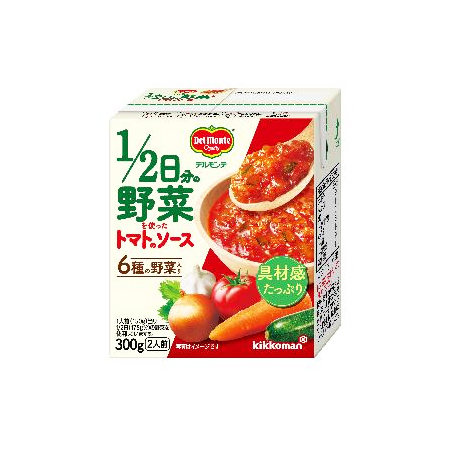 デルモンテ 1／2日分の野菜を使ったトマトのソース  300g