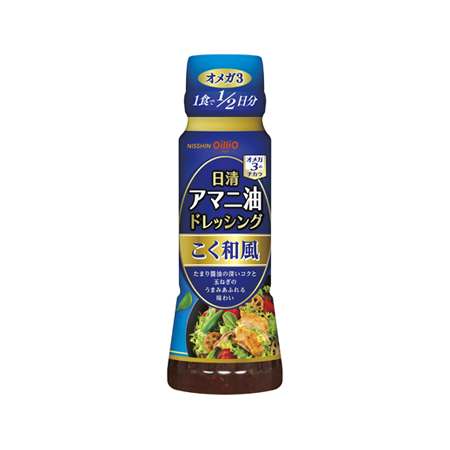 日清オイリオ 日清アマニ油ドレッシング こく和風　  160ml