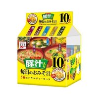 永谷園 毎日のおみそ汁 豚汁入り5種のバラエティーセット  62g