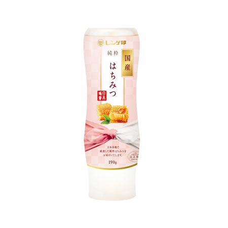 日本蜂蜜 国産純粋はちみつ  190g