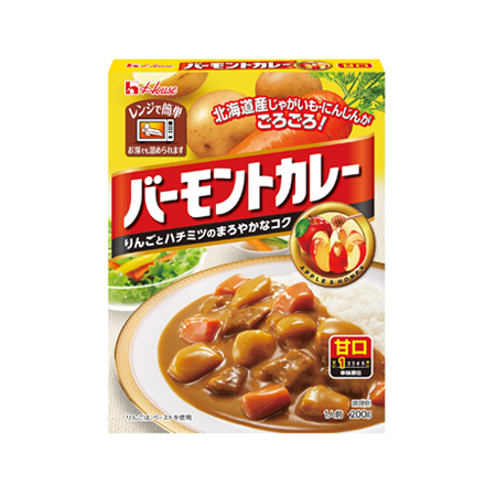 ハウス レトルトバーモントカレー甘口  200g