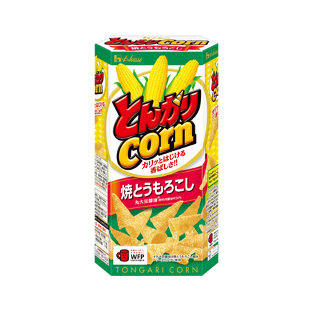 ハウス とんがりコーン 焼とうもろこし  68g