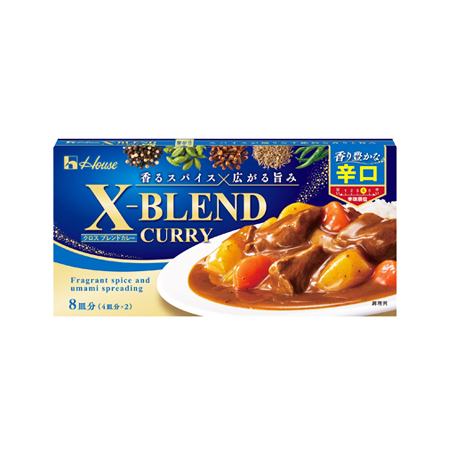 ハウス クロスブレンドカレー 辛口  140g