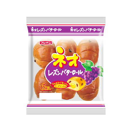 フジパン ネオレーズンバターロール　6個入