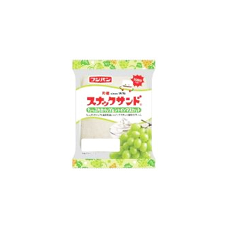 フジパン スナックサンド たっぷりホイップ＆シャインマスカット  2個入