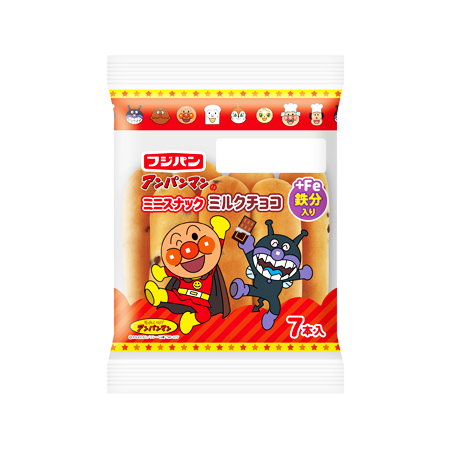 フジパン アンパンマンのミニスナック ミルクチョコ  7個入