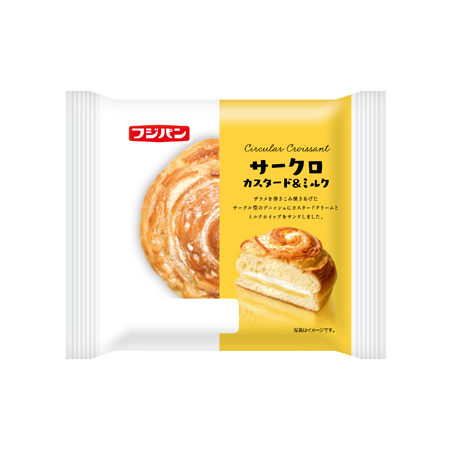 フジパン サークロ カスタード＆ミルク  1個