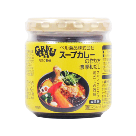 ベル食品 ガラク監修 スープカレーの作り方濃厚和だし  180g