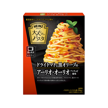ハインツ 大人むけのパスタ ドライトマトと黒オリーブのアーリオ・オーリオ  80g