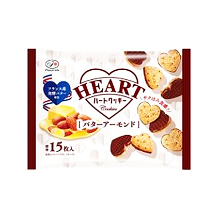 不二家 ハートクッキー（バターアーモンド）　 108g