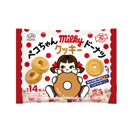不二家 ペコちゃんミルキードーナツクッキー  168g