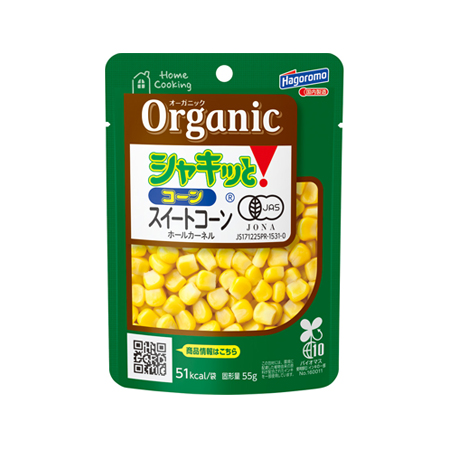 はごろも HomeCooking オーガニックシャキッとコーン  65g