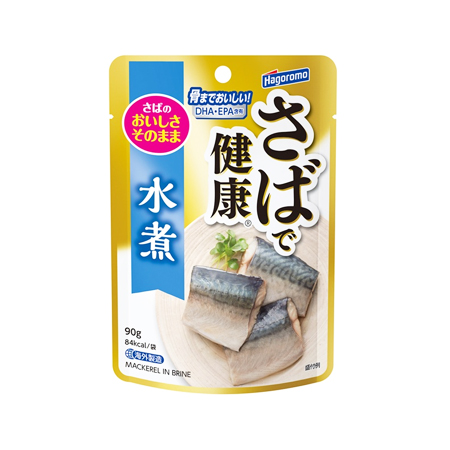 はごろも さばで健康水煮(パウチ)  90g