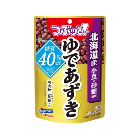 はごろも つぶッと！ゆであずき 糖質40%オフ  150g