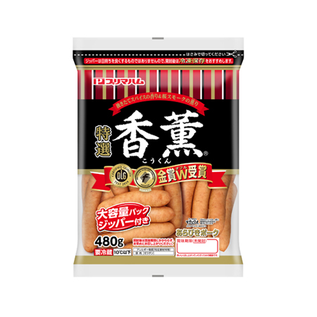 プリマハム 香薫あらびきポークウインナー大袋  480g