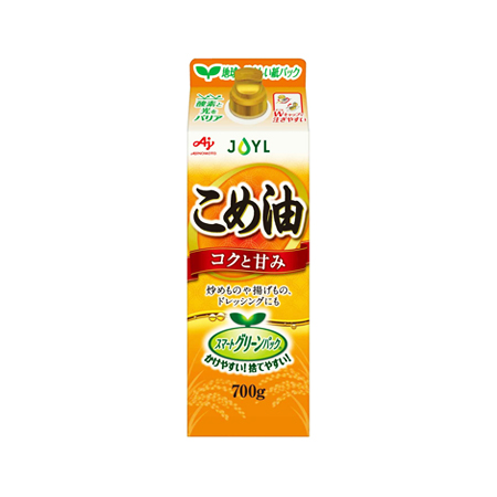 Ｊ-オイルAJINOMOTO こめ油   700g