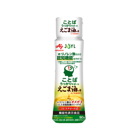 J-オイルミルズ ことばうっかりサポート えごま油の力  90g