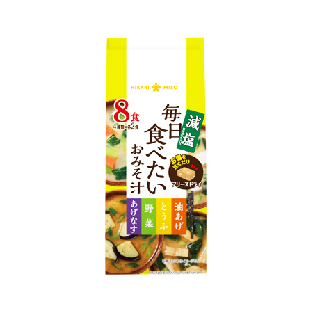 ひかり味噌 減塩 毎日食べたいおみそ汁  8食入
