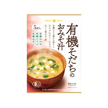 ひかり味噌 有機そだちのおみそ汁  5食入
