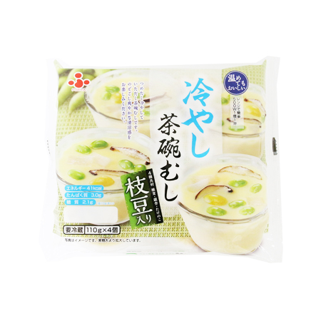 ふじや食品 冷やし茶碗むし枝豆入り  110g×4個