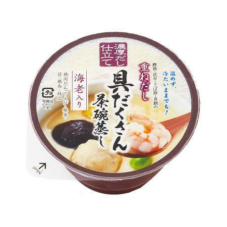 ふじや食品 具だくさん茶碗蒸し 海老入り  210g