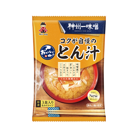 神州一味噌 おいしいね！！ コクが自慢のとん汁  3食入