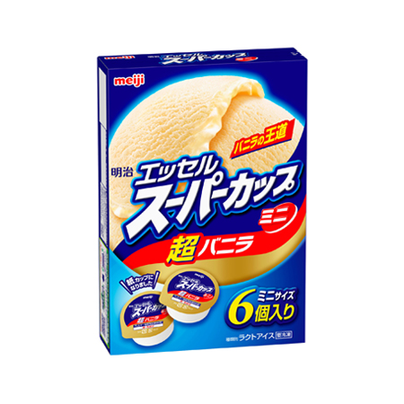 [い]明治 エッセルスーパーカップミニ 超バニラ     80ml×6個