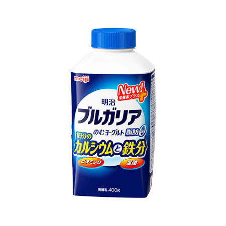 明治ブルガリアのむヨーグルト カルシウムと鉄分  400g
