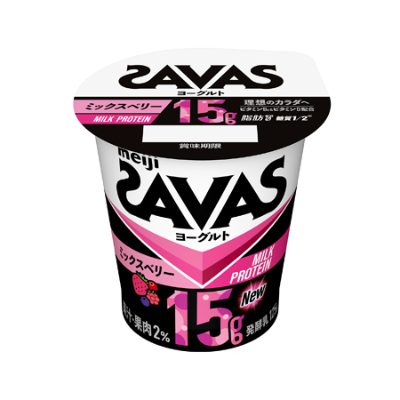 明治 ザバスMILK PROTEINヨーグルト脂肪0 ミックスベリー  125g