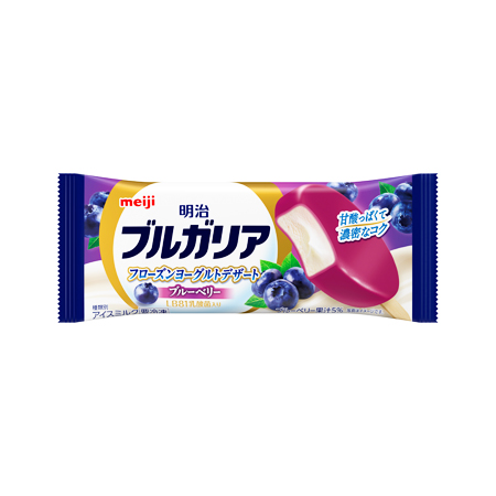明治 ブルガリアフローズンヨーグルトデザート ブルーベリー  85ml