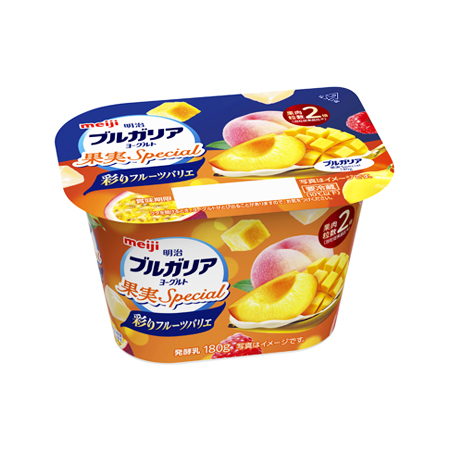 明治ブルガリアヨーグルト 果実Special 彩りフルーツバリエ 180g